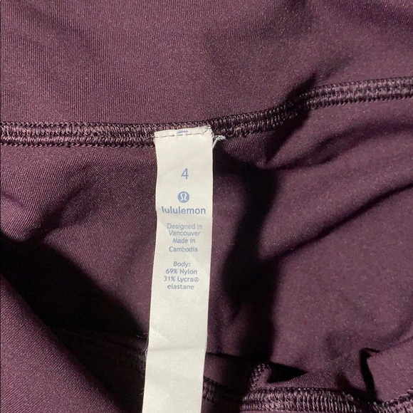 lululemon size 4 align cropped leggings - Picture 2 of 4